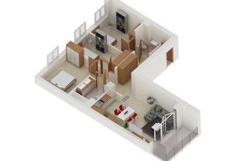 Wybór układu mieszkania - dla osób pracujących